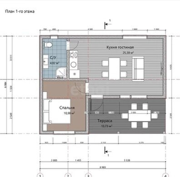 
   Продам таунхаус, 60 м², Краснодар

. Фото 23.