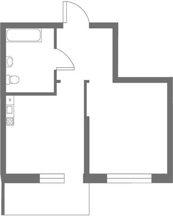 
   Продам 1-комнатную, 29.5 м², Искры ул, 66/10

. Фото 3.