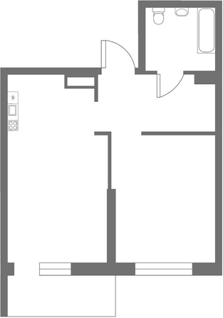 
   Продам 1-комнатную, 38.2 м², Искры ул, 66/10

. Фото 2.