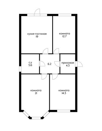 
   Продам дом, 83.3 м², Краснодар

. Фото 16.