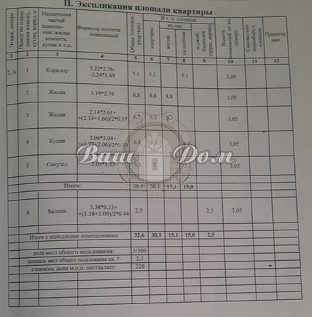 
   Продам 2-комнатную, 30.1 м², Алексея Вельяминова ул, 19

. Фото 20.