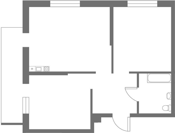 
   Продам 2-комнатную, 51.5 м², Искры ул, 66/10

. Фото 2.