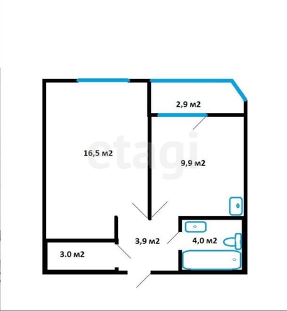 
   Продам 1-комнатную, 38 м², Восточно-Кругликовская ул, 28/2

. Фото 16.