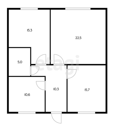 
   Продам дом, 70 м², Краснодар

. Фото 13.