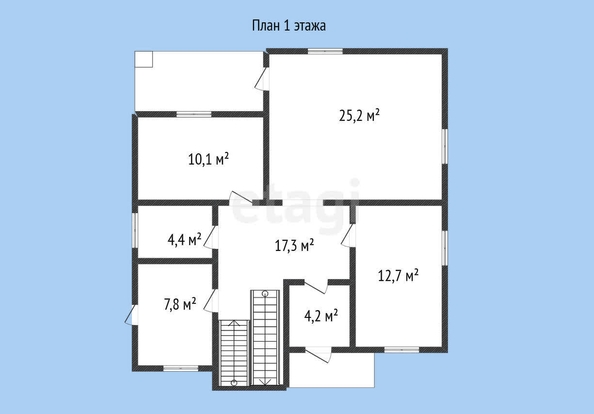 
   Продам дом, 169.3 м², Краснодар

. Фото 11.