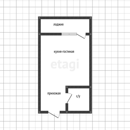 
   Продам студию, 20 м², Западный Обход ул, 38/1  3

. Фото 7.