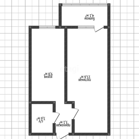 
   Продам 1-комнатную, 32.5 м², Западный Обход ул, 38/1

. Фото 2.