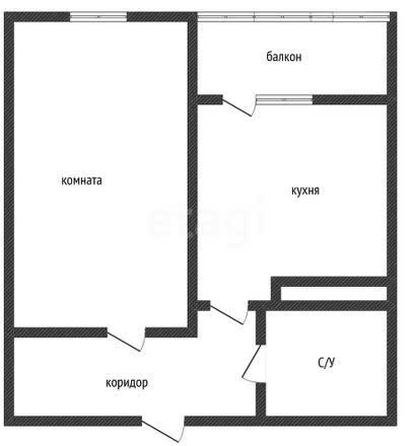 
   Продам 1-комнатную, 34.2 м², Западный Обход ул, 57/3

. Фото 1.