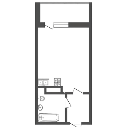 
   Продам студию, 16 м², Ивана Беличенко ул, 101

. Фото 1.