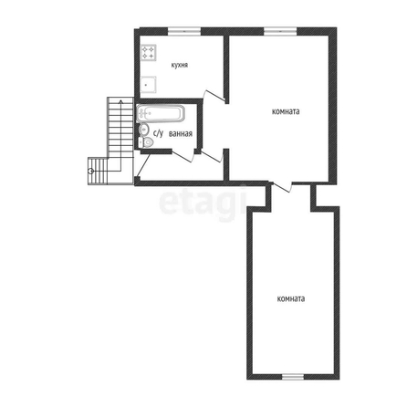 
   Продам 2-комнатную, 41.2 м², 1-й Заречный пр-д, 17

. Фото 1.