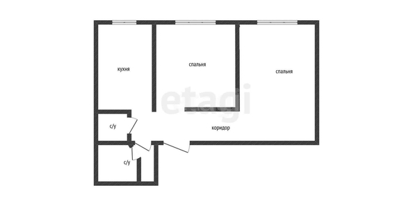 
   Продам 2-комнатную, 43.4 м², Ярославская ул, 113

. Фото 1.