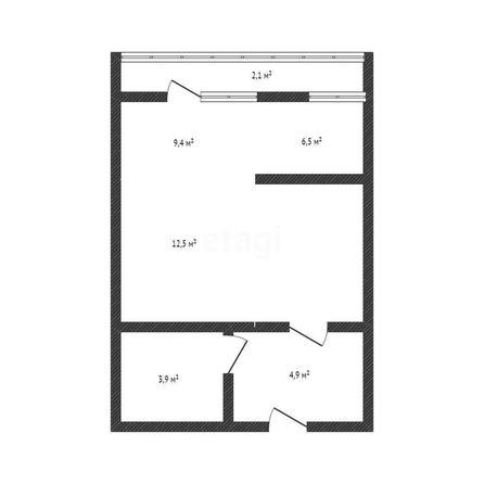 
   Продам 1-комнатную, 37.3 м², Адмиралтейский б-р, 3/2

. Фото 1.