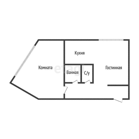 
   Продам 1-комнатную, 55.7 м², Баварская ул, 8

. Фото 14.