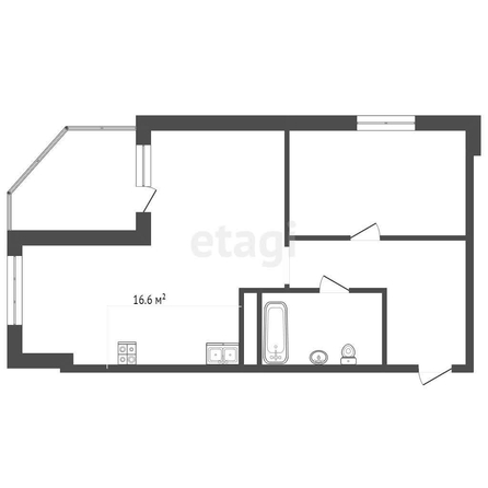 
   Продам 2-комнатную, 52.1 м², Адмиралтейский б-р, 3/1

. Фото 13.