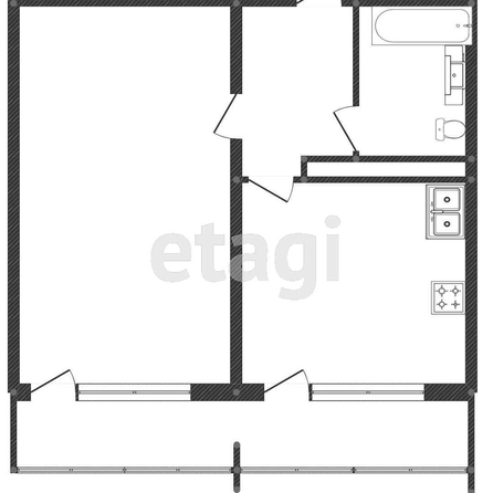 
   Продам 1-комнатную, 46 м², Природная ул, 10Б к2

. Фото 8.