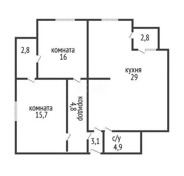 
   Продам 2-комнатную, 73.8 м², Московская ул, 158/2  3

. Фото 6.