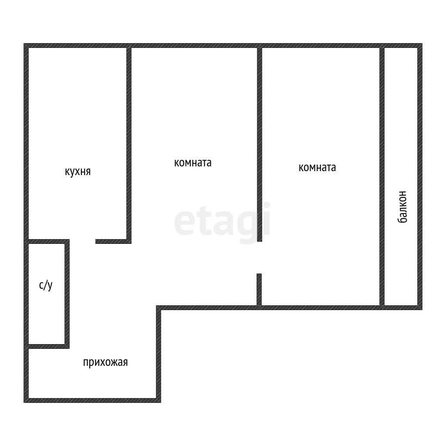 
   Продам 2-комнатную, 60 м², Агрономическая ул, 2/5/1

. Фото 9.