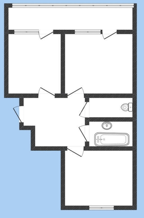 
   Продам 2-комнатную, 65.9 м², Стахановская ул, 1/5/5

. Фото 2.