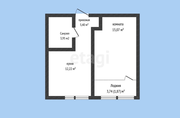 
   Продам 1-комнатную, 34.64 м², Обрывная ул, 22/1

. Фото 15.