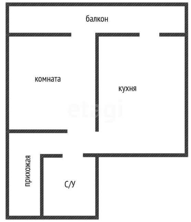 
   Продам 1-комнатную, 41.7 м², Питерская ул, 40

. Фото 1.