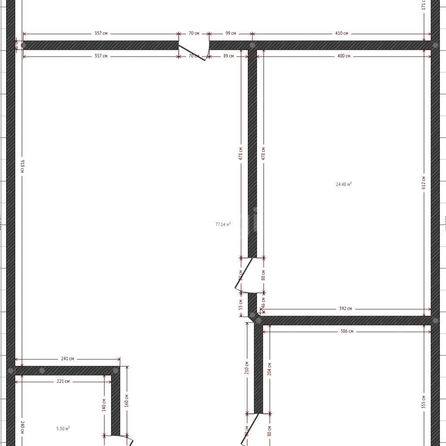 
   Продам 2-комнатную, 47.1 м², Симферопольская ул, 40

. Фото 1.