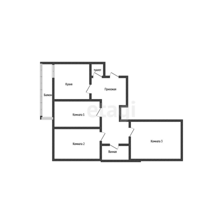 
   Продам 3-комнатную, 75.3 м², Византийская ул, 4

. Фото 27.