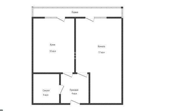 
   Продам 1-комнатную, 35.4 м², Конгрессная ул, 41/1

. Фото 1.