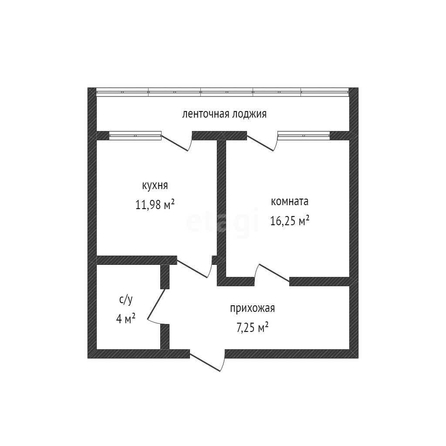 
   Продам 1-комнатную, 41.7 м², Природная ул, 10Б/3

. Фото 1.