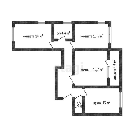 
   Продам 3-комнатную, 75.7 м², Венецианская ул, 4

. Фото 9.