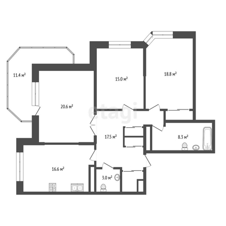 
   Продам 3-комнатную, 108.8 м², Березанская ул, 41

. Фото 47.