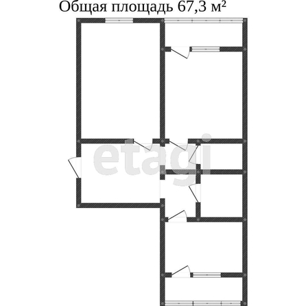 
   Продам 2-комнатную, 68 м², Кадетская ул, 23

. Фото 10.