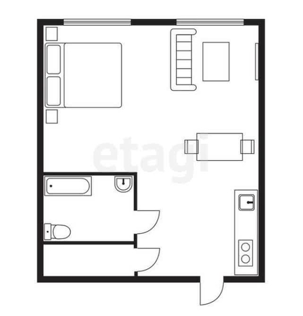 
   Продам студию, 14 м², Рашпилевская ул, 61

. Фото 22.