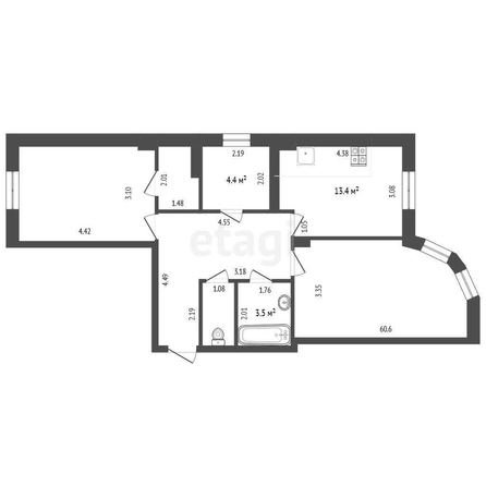 
   Продам 2-комнатную, 71 м², Артезианская ул, 20

. Фото 30.