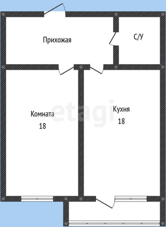 
   Продам 1-комнатную, 39.7 м², Старокубанская ул, 139

. Фото 14.