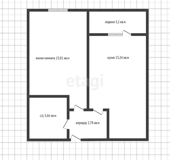 
   Продам 1-комнатную, 34.29 м², Лучший, литер 1

. Фото 12.