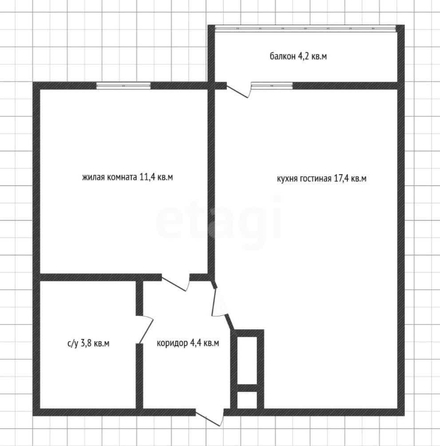 
   Продам 1-комнатную, 38.2 м², Конгрессная ул, 43

. Фото 1.