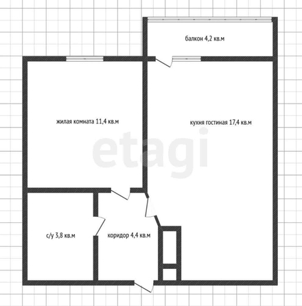 
   Продам 1-комнатную, 38.2 м², Конгрессная ул, 43

. Фото 10.