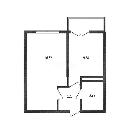 
   Продам 1-комнатную, 33.56 м², Российская ул, 257/7

. Фото 1.