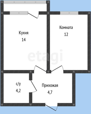 
   Продам 1-комнатную, 36.9 м², Колхозная ул, 5/2 к3

. Фото 8.