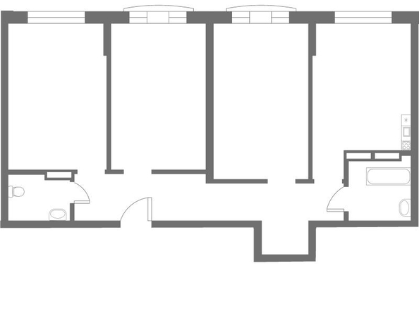 
   Продам 3-комнатную, 79.29 м², Краснодонская ул, 46/1

. Фото 2.