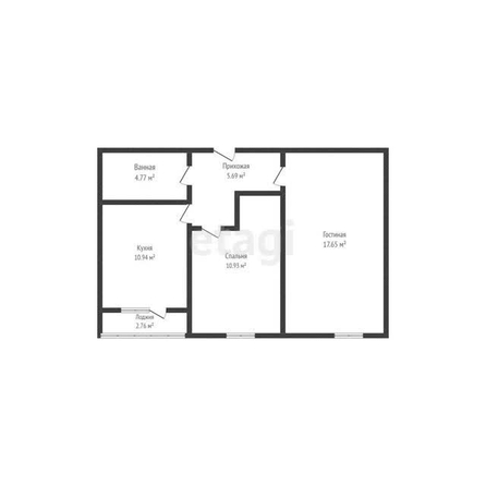 
   Продам 2-комнатную, 50.6 м², Скандинавская ул, 1/12

. Фото 10.