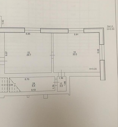 
   Продам 2-комнатную, 67 м², Центральная ул, 30

. Фото 9.