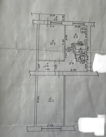 
   Продам 2-комнатную, 48 м², Новороссийская ул, 308

. Фото 2.