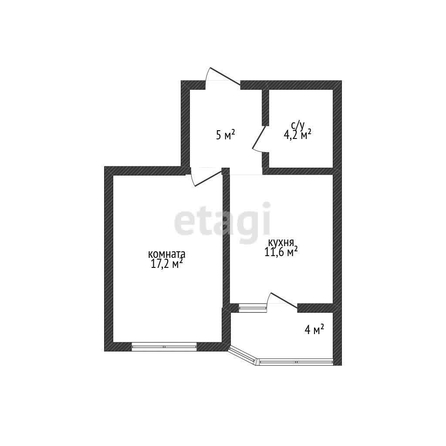 
   Продам 1-комнатную, 40.1 м², Домбайская ул, 61

. Фото 12.