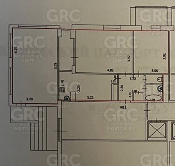 
   Продам 3-комнатную, 84 м², Труда ул, 1

. Фото 27.