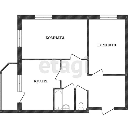 
   Продам 2-комнатную, 52.7 м², Заполярная ул, 39/10

. Фото 8.