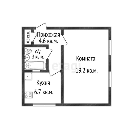 
   Продам 1-комнатную, 34.1 м², Одесская ул, 25

. Фото 14.