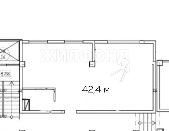 
   Продам 1-комнатную, 42.4 м², Ландышевая ул, 12Д

. Фото 9.