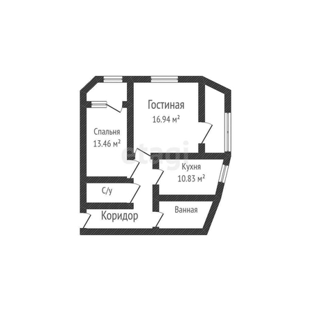 
   Продам 2-комнатную, 60.3 м², Воронежская ул, 47д

. Фото 9.