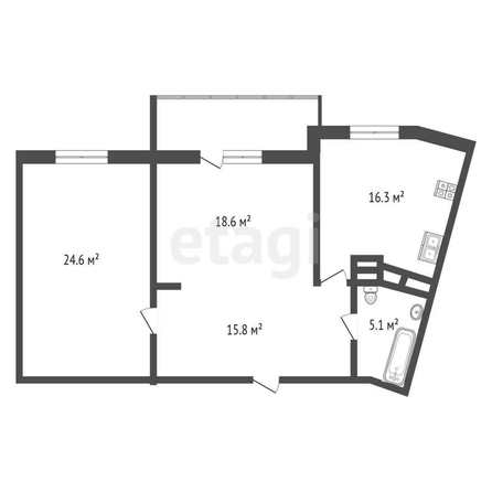 
   Продам 2-комнатную, 78.2 м², Гаврилова П.М. ул, 27/1

. Фото 15.